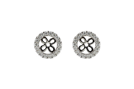 L223-95380: EARRING JACKETS .24 TW (FOR 0.75-1.00 CT TW STUDS)