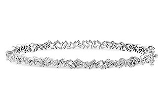 A309-38144: BANGLE .84 TW BAGUETTE DIAS