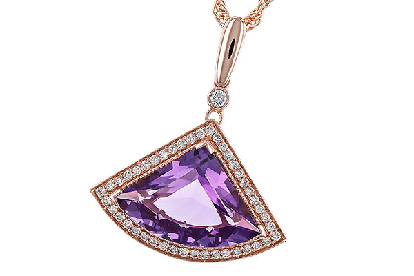 A311-20835: NECKLACE 2.80 AMETHYST 2.97 TGW