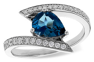 C311-19944: LDS RG 1.04 LONDON BLUE TOPAZ 1.28 TGW (8x6MM)