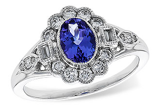 C311-19971: LDS RG .80 TANZANITE 1.20 TGW (7x5MM OV)
