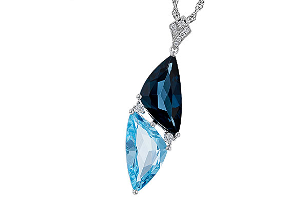 C311-20871: NECK 6.87 BLUE TOPAZ 6.97 TGW