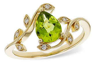 C311-20889: LDS RG 1.16 PERIDOT 1.22 TGW (8x6MM PER)