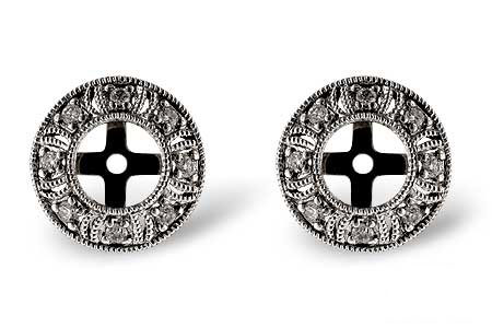 D036-72653: EARRING JACKETS .12 TW (FOR 0.50-1.00 CT TW STUDS)