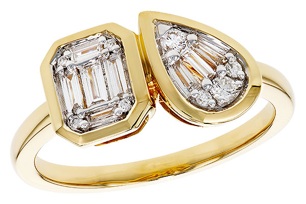 D311-26344: LDS DIA RG .17 TW BAGUETTE .25 TW
