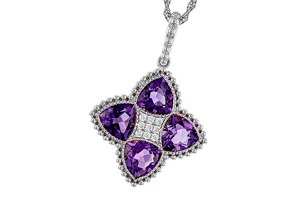 F311-23553: NECKLACE 2.22 AMETHYST 2.28 TGW