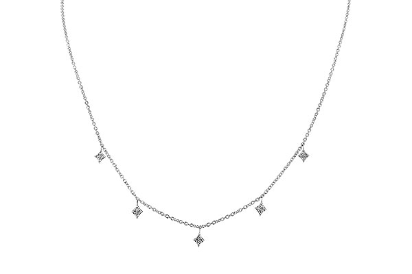 G310-35416: NECKLACE .19 TW (18")