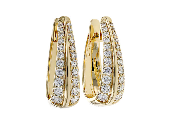H311-21816: EARRINGS 1.50 TW