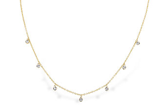K310-29080: NECKLACE .12 TW (18 INCHES)