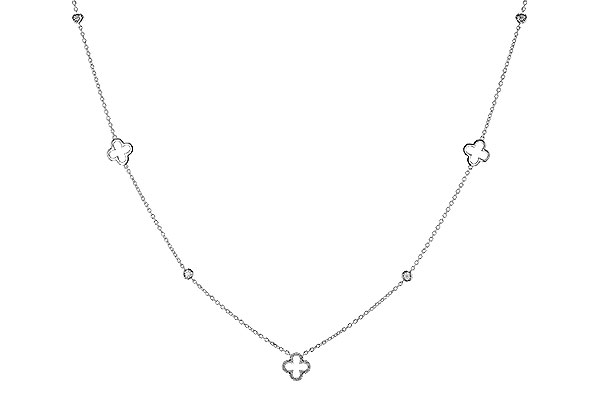 K311-20871: NECKLACE .20 TW (18")