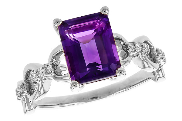 M311-25389: LDS RG 1.95 AMETHYST 2.05 TGW (9x7MM AMY)